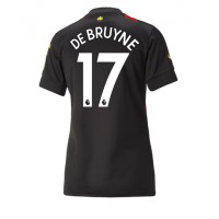 Manchester City Kevin De Bruyne #17 Fußballbekleidung Auswärtstrikot Damen 2022-23 Kurzarm